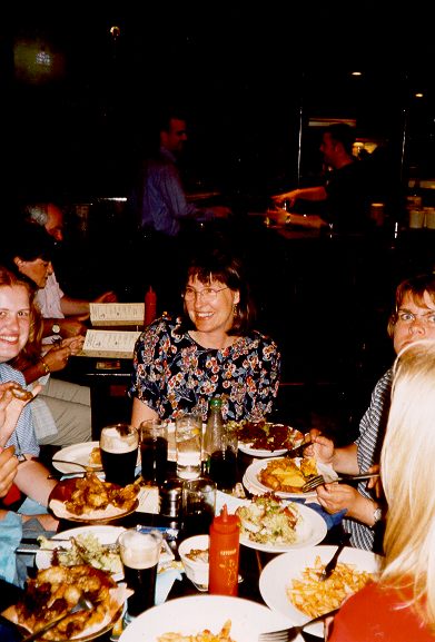 A well-deserved meal in Howth