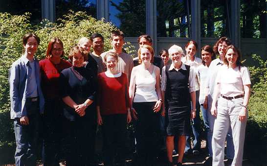 some members of the Intermediate Writing class, summer 2002