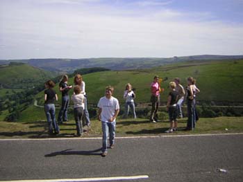 08 Cliff crossing the road