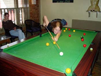 16 Laura Playing Billiards